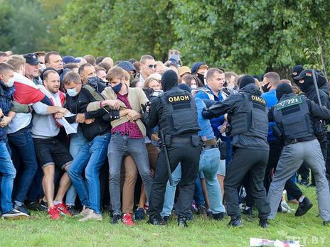 В Минске задержали около 250 участников акции протеста