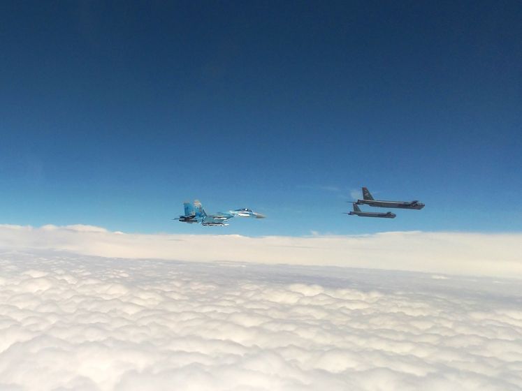 Американские бомбардировщики вновь патрулировали воздушное пространство Украины