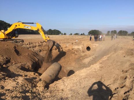 У ДСНС повідомили, що в Київській області сталася розгерметизація магістрального газопроводу високого тиску