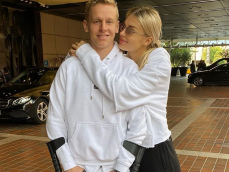 Дружина футболіста Зінченка показала весільні фото