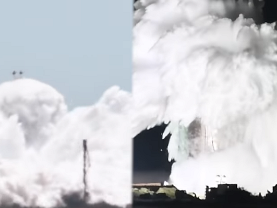 На полигоне SpaceX взорвали топливный резервуар. Видео