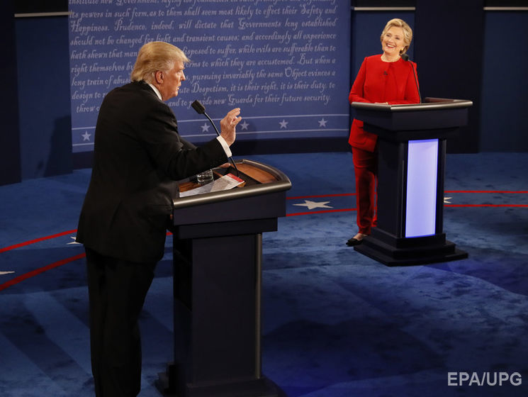 Дебаты Клинтон и Трампа установили телевизионный рекорд 