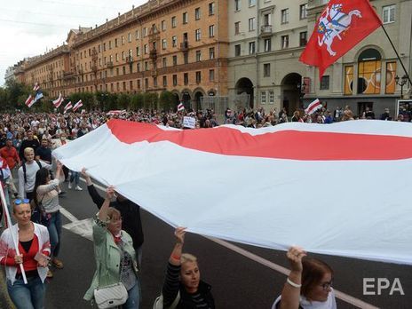 В Беларуси с 9 августа продолжаются массовые акции протеста