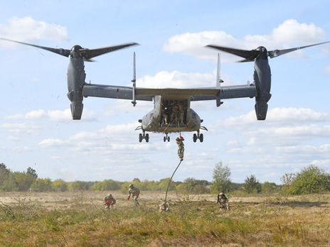 Кривонос заявив, що росіяни психували після прольоту американських конвертопланів над Україною