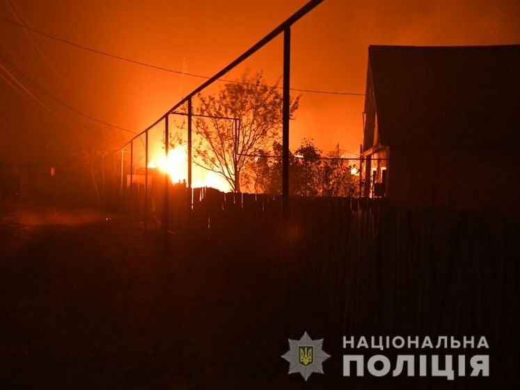 В Северодонецке горит склад бытовой химии. Удалось погасить пожар на заводе, где хранится 30 тонн спирта – МВД