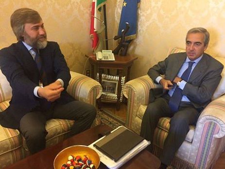 Новинский на встрече с вице-президентом Сената Италии: Власть губит Украину