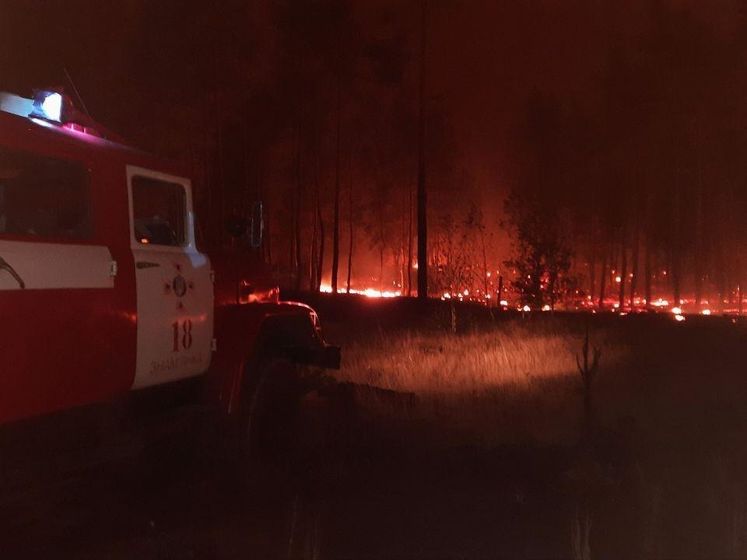 Пожежі в Луганській області. У ДСНС заявили, що вогонь в одному осередку із семи загасили