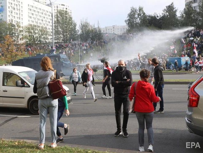 МВС Білорусі заявило про затримання 317 осіб під час протестів 4 жовтня