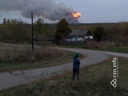 Пожежа на складі боєприпасів у Росії. Евакуювали жителів 14 населених пунктів