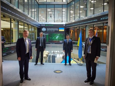 Зеленский призвал британские финансовые круги создать Киев-Сити