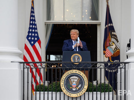 Трамп провел первое публичное мероприятие после заражения коронавирусом