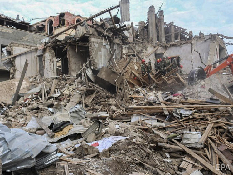 Увеличилось число жертв ракетного обстрела азербайджанского города Гянджа
