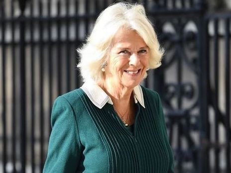 Маска под цвет шарфа и перчатки. Супруга принца Чарльза посетила лондонский боксерский клуб 