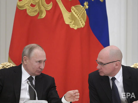 Щодо російського експрем'єра Кирієнка (праворуч) запровадять санкції