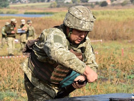 Украинские военнослужащие на провокацию противника не отвечали