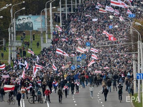 У Мінську відбувався "партизанський марш"