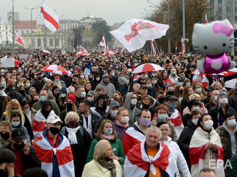 Напередодні на акцію протесту в Мінську вийшло понад 100 тис. осіб