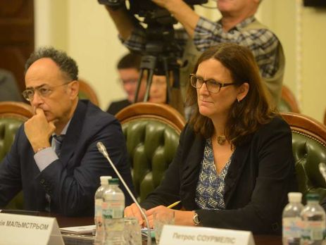 Ни один из лидеров фракций Верховной Рады не пришел на встречу с еврокомиссаром Мальмстрем