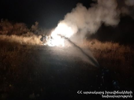 На кордоні Вірменії та Азербайджану розбився російський вертоліт, загинуло двоє людей