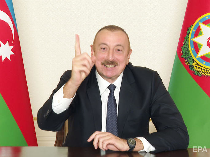 "Що ж трапилося, Пашинян?" Алієв заявив, що статус Нагірного Карабаху "пішов під три чорти". Відео