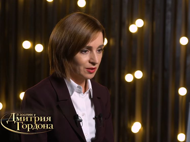 Інтерв'ю Гордона з кандидаткою у президенти Молдови Санду. Де й коли дивитися