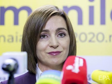 Зеленский 16 ноября поздравлял Санду с победой на выборах
