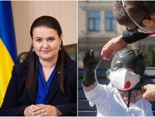 В Украине суточный прирост больных COVID-19 достиг почти 15 тыс., Маркарова станет послом в США. Главное за день