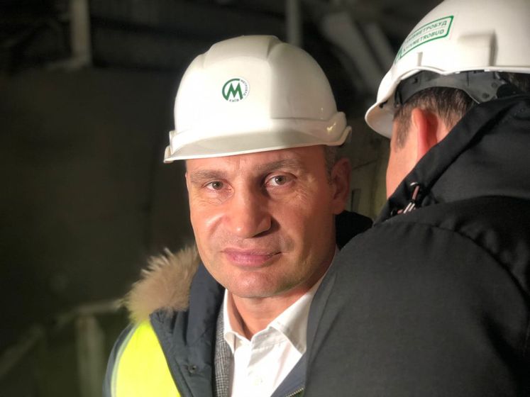 Кличко про будівництво метро на Виноградар: Пройдено вже майже 500 метрів тунелю