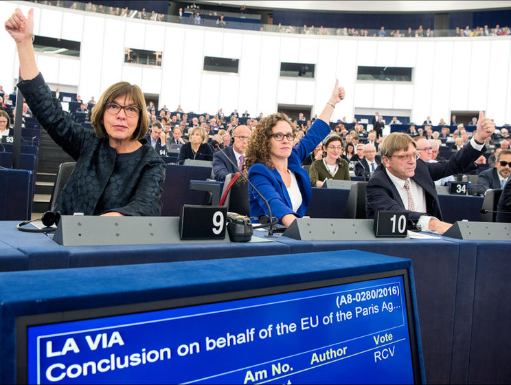 Европарламент ратифицировал Парижское климатическое соглашение