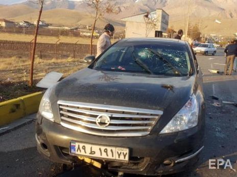 Машину науковця розстріляли в передмісті Тегерана
