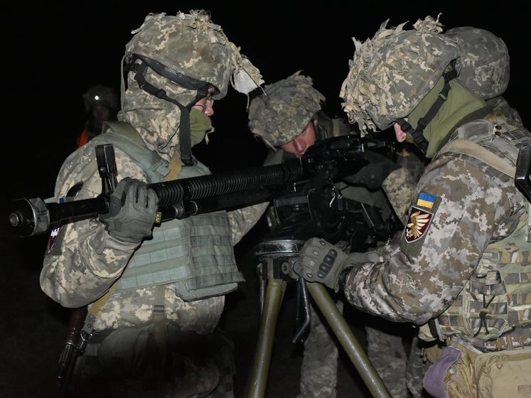 "Понадобилось всего несколько выстрелов". Украинские военные сбили беспилотник боевиков на Донбассе