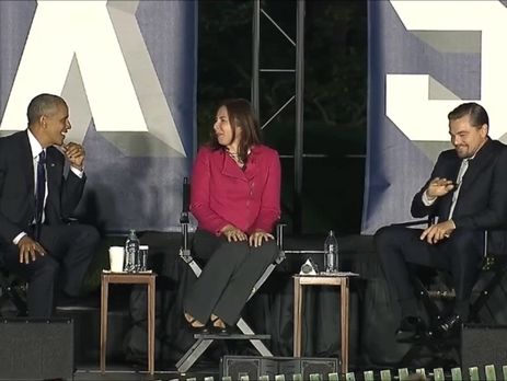 Обама назвал ДиКаприо сумасшедшим. Видео