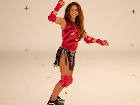 Шакіра показала тренування на ролердромі