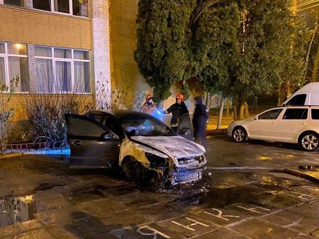 Автомобіль Skoda Octavia належав детективу Національного антикорупційного бюро України