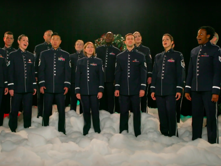 Військовий оркестр США привітав українців зі святами і заспівав "Щедрик". Відео