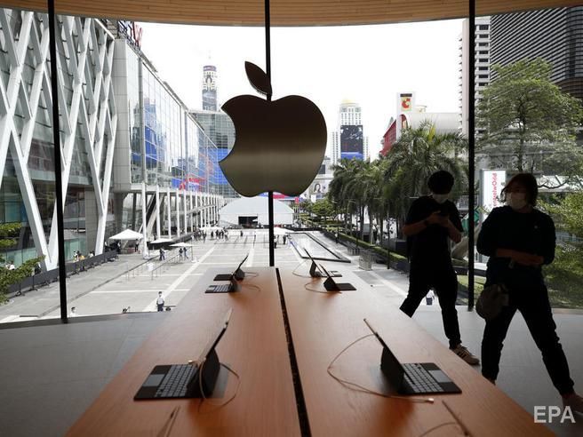 Apple через пандемію COVID-19 закрила приблизно 100 магазинів