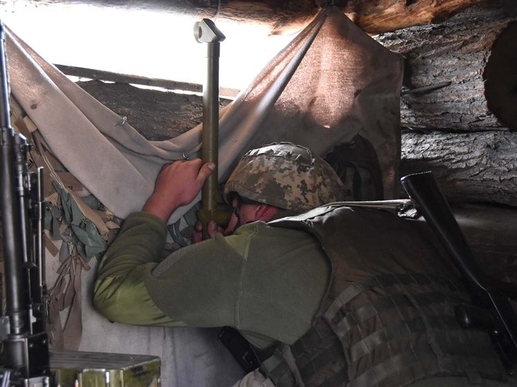 На Донбассе вследствие обстрела боевиков ранен украинский военнослужащий – штаб ООС