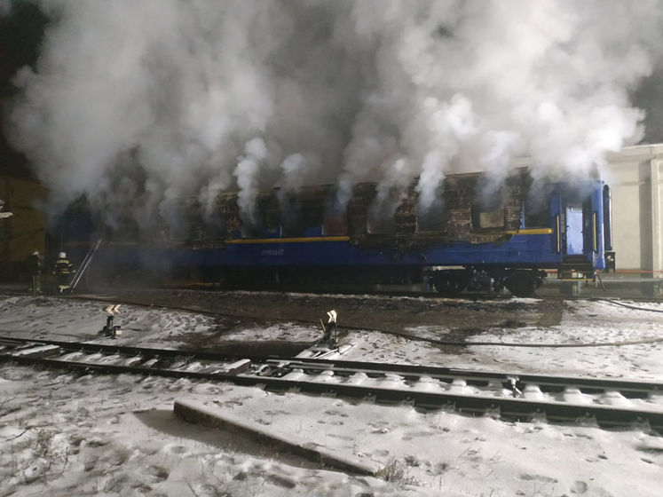 У Полтавській області загорівся вагон поїзда, є загиблі