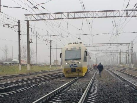 В Киеве сошел с рельсов экспресс до аэропорта Борисполь