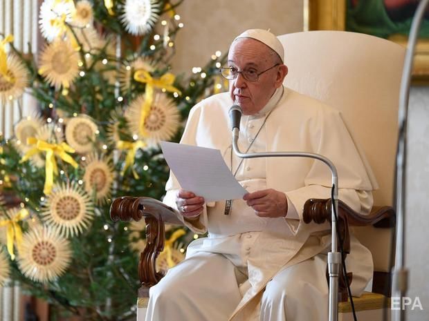 Папа римський пропустить новорічну месу через проблеми зі здоров'ям