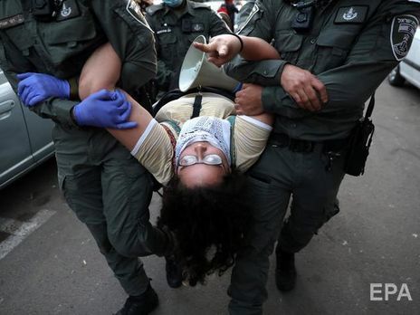 В Иерусалиме в результате столкновений с протестующими пострадали полицейские