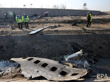 Иранский отчет об упавшем самолете, 
