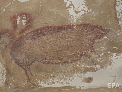 Ученые определили самый древний в мире рисунок животного: изображению свиньи – 45,5 тыс. лет