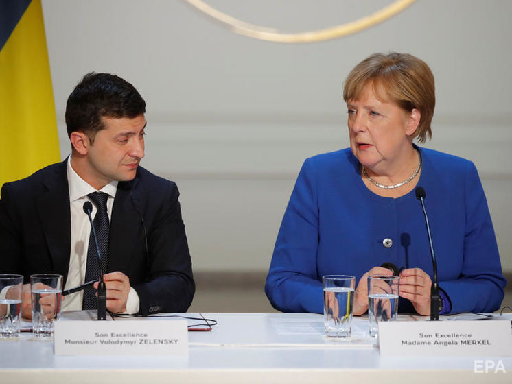 Меркель і Зеленський домовилися активізувати роботу в нормандському форматі