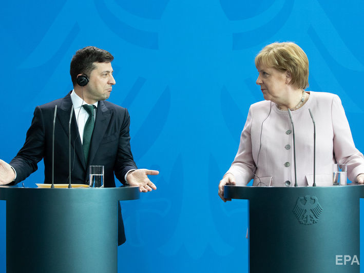 Зеленський і Меркель обговорили координацію дій щодо врегулювання ситуації на Донбасі