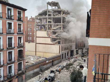 Взрыв произошел в центре Мадрида днем 20 января
