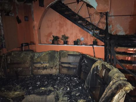Пожар в пансионате в Харькове. Полиция задержала трех человек