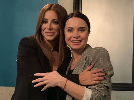 Подкопаева и Ани Лорак встретились в Киеве при свечах. Фото