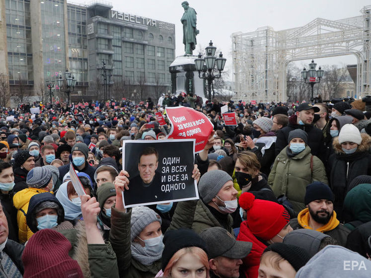 Керівник штабів Навального анонсував на 31 січня нові акції протесту в Росії