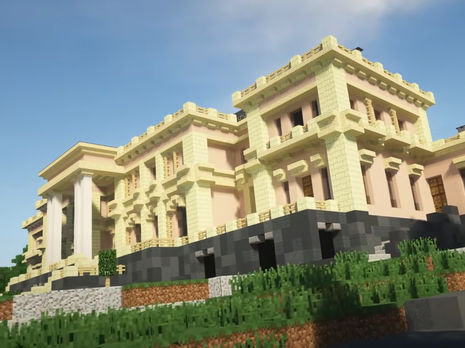 Копия "дворца Путина" появилась в Minecraft